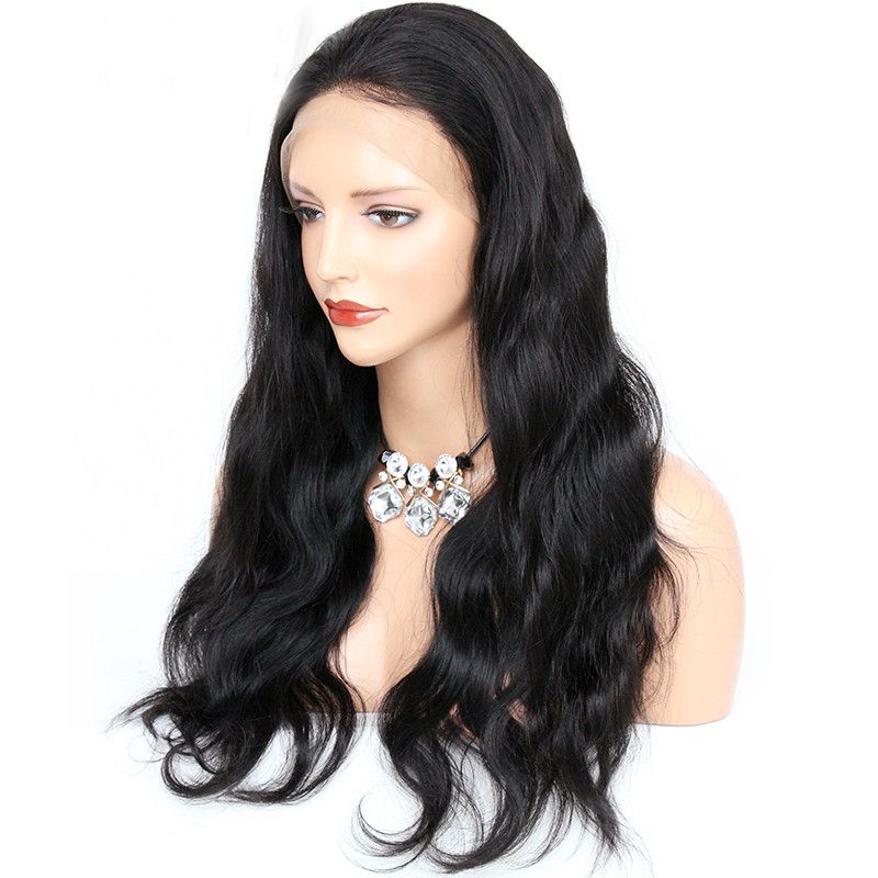 wholesale HD lace front wig 13x4 virgin human hair body view 3