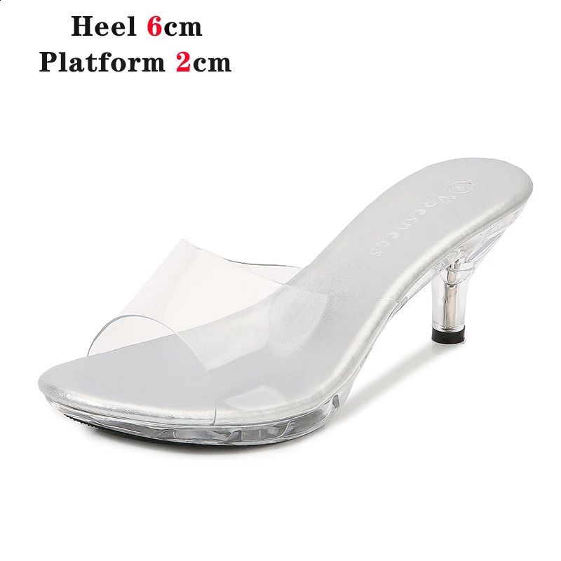 Women Mule Clear Patent Leather Slippers Sandals Sexy Crystal Low Heels Pointed Toe Slides Party Shoes Woman 250122_voghion.com
