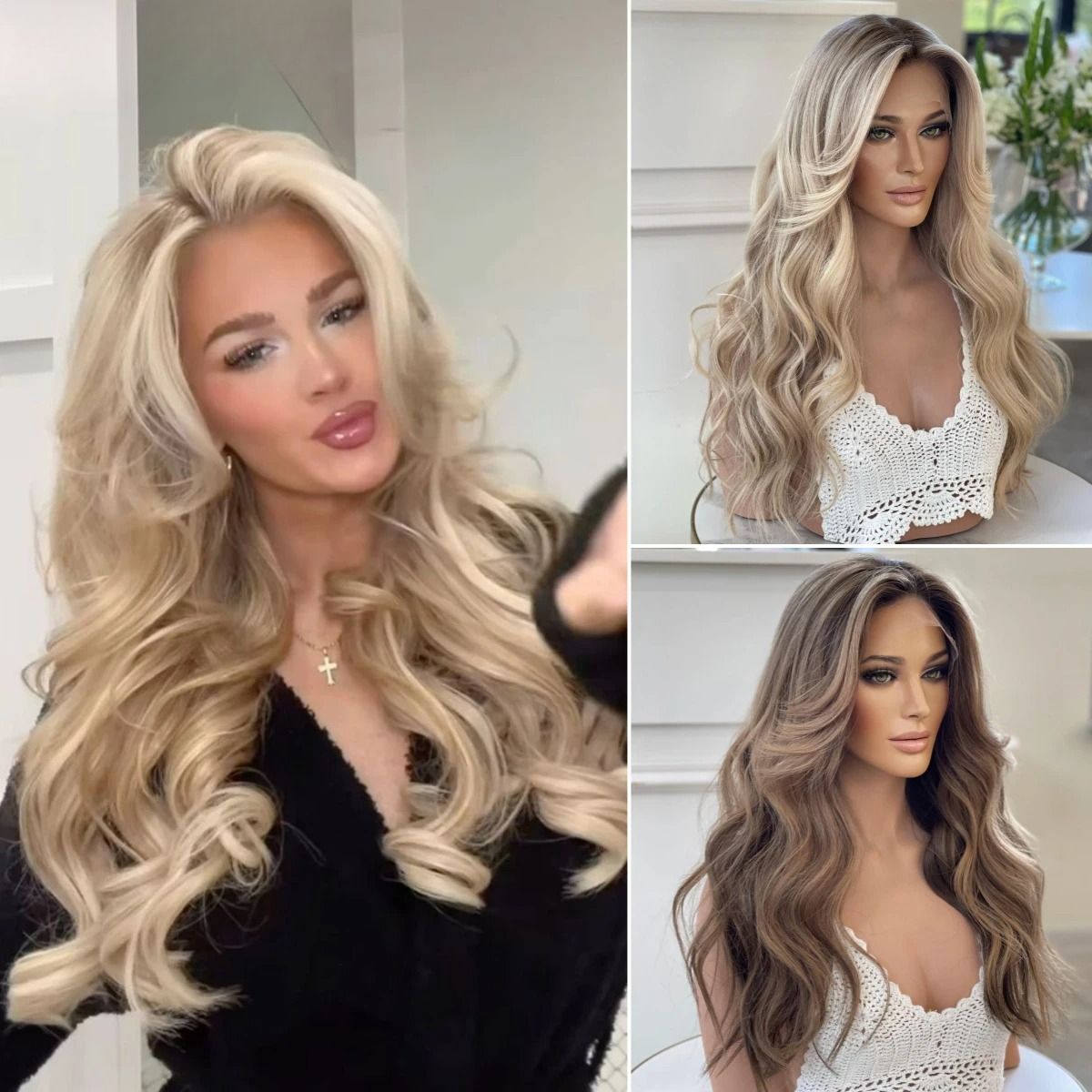 Ash Blonde 13x6 HD Lace Body Wave Front Wig