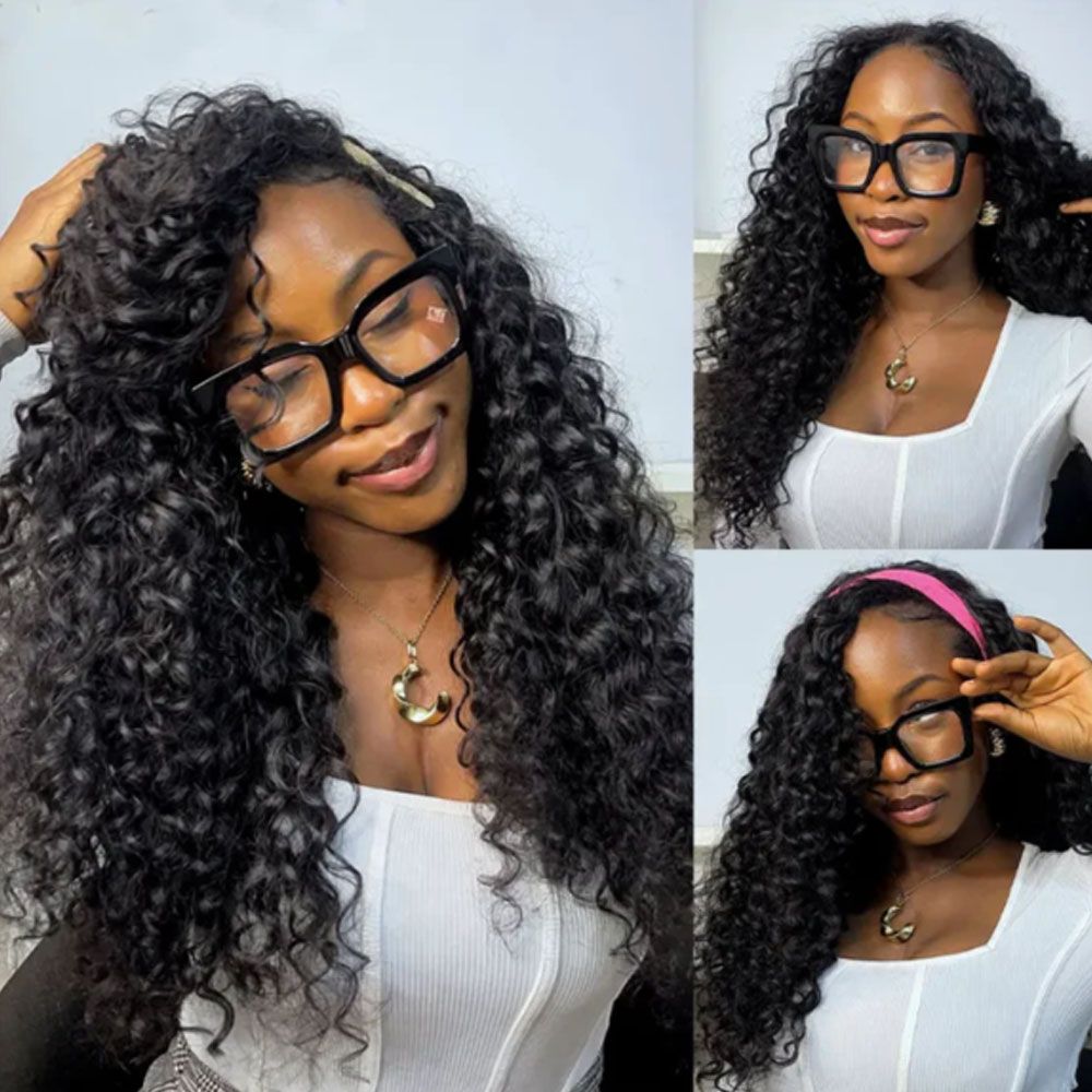 Glueless Wig Deep Curly Wig 250 Density 3 In 1 detail view 2