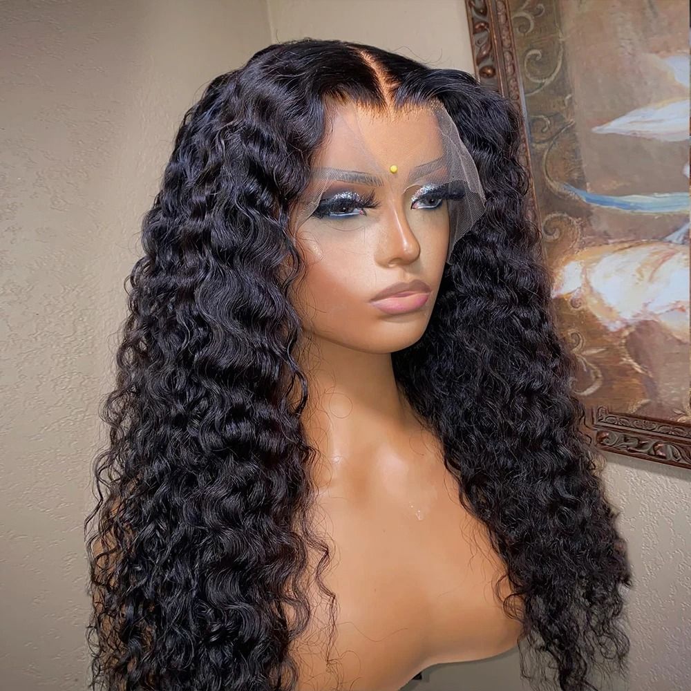 Buyers' PicksDeep Wave Frontal Wig 34 36 Inch Curly Human view 2