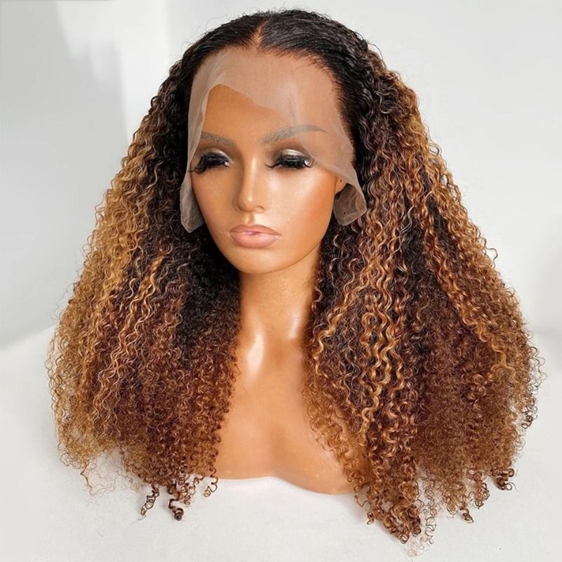 Long Soft Middle Part 26Inch Glueless 13 X4 Kinky Curly detail view 5