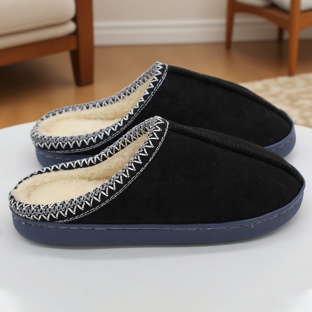 2025 Winter New Design Men's And Women's Same Cotton Indoor Home Couple Comfortable Warm Plush Slippers Large Size 47_vogvips.com