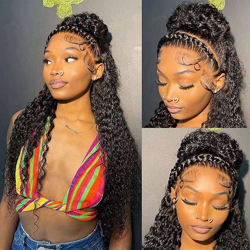 Deep Curly Wig 250 Density 3 In 1 Seamless Flip detail view 2