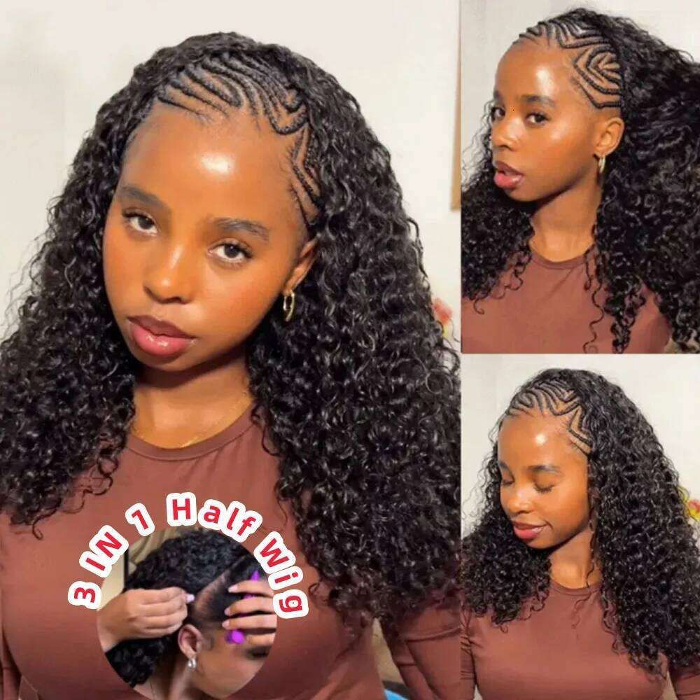 Deep Curly Wig 250 Density 3 In 1 Seamless Flip