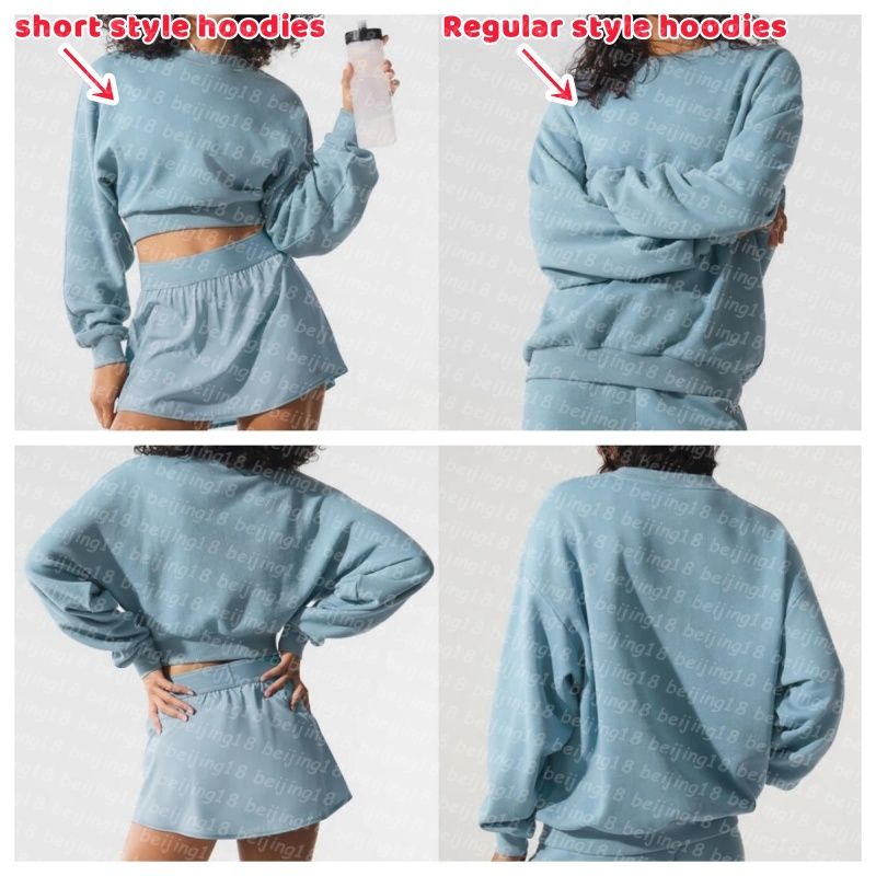 Fashion aoyoga round neck hoodies Workout Sport Coat Jacket Tracksuit Clothings Outfit Womens Casual Sportswear Exercise Fitness Wear