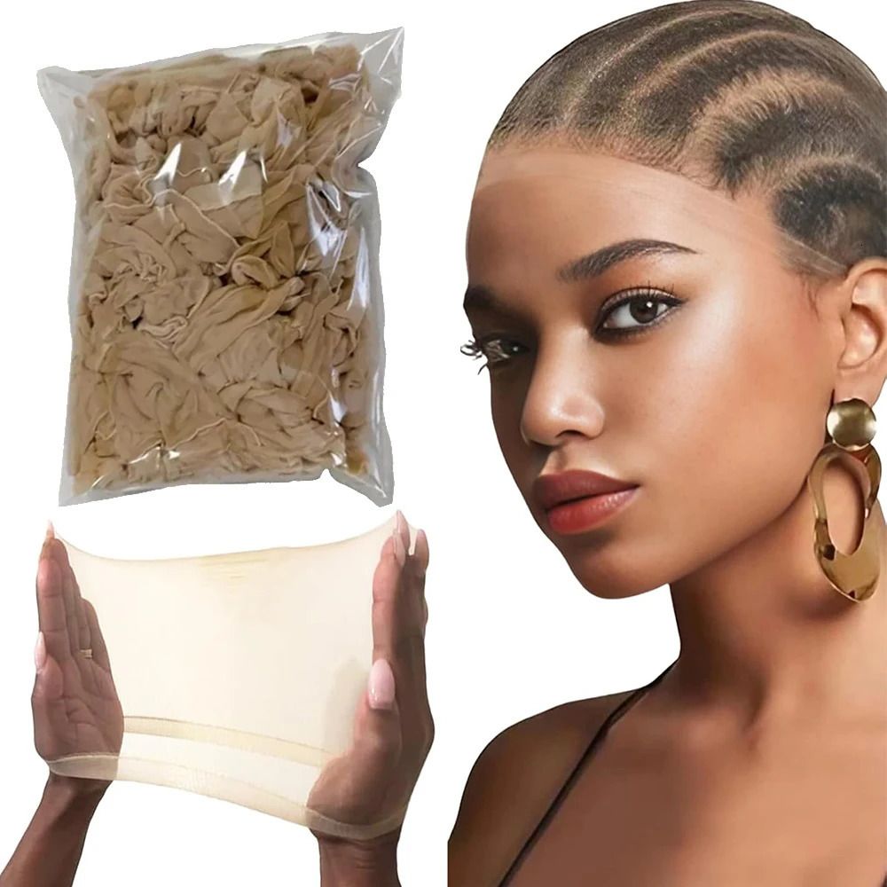 20Pcs HD Wig Cap Ultra-thin Wig Caps Invisible Nude Skinlike