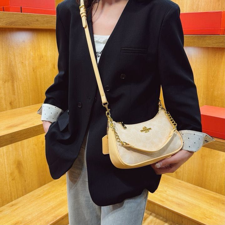 Designer Bag Luxury Bag Shoulder Bag New Women's Bag Versatile Shoulder Crossbody Mini Monogram Shoulder bag texture underarm handbag commuting simple bag 01