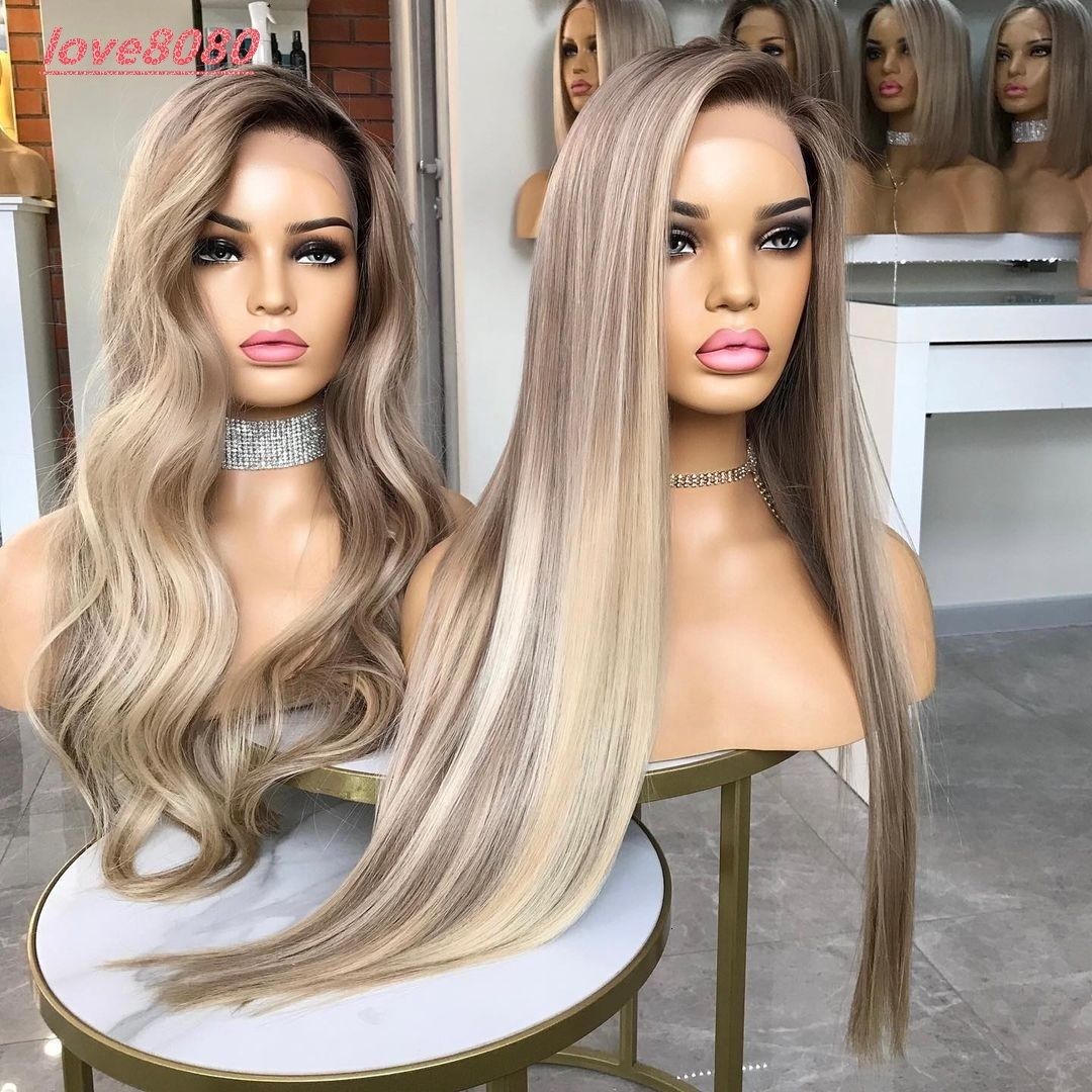 Luxury Hair Ash Platinum Blonde Color Straight Wave Virgin European