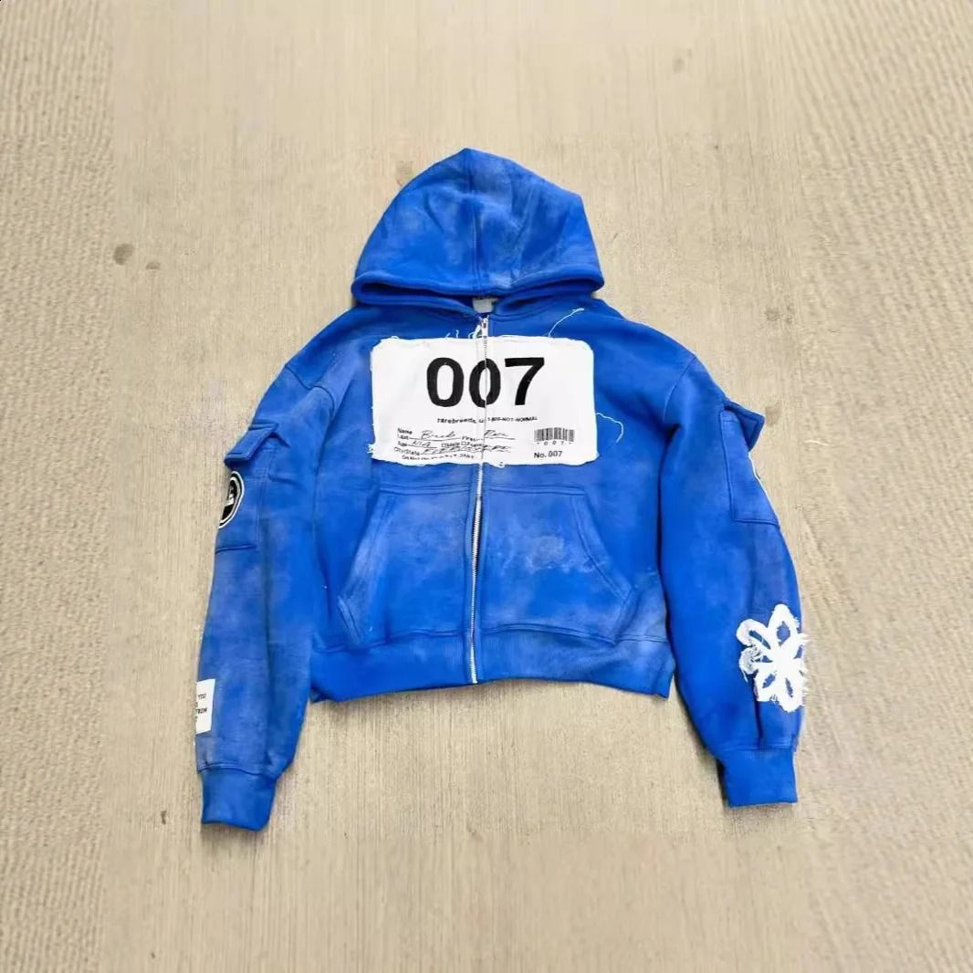 Unisex Y2K Zip Up Hoodie Oversized Casual Streetwear Full Opening Acetate   Up To 50% Off | DHgate