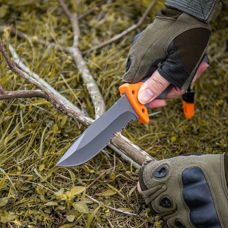 High Hardness 8Cr13Mov Blade Camping Knives Rubber... From Axisspace, &Price; | DHgate.Com - Image 2