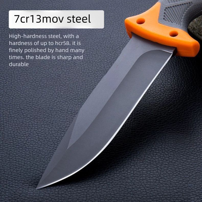 High Hardness 8Cr13Mov Blade Camping Knives Rubber... From Axisspace, &Price; | DHgate.Com - Image 4