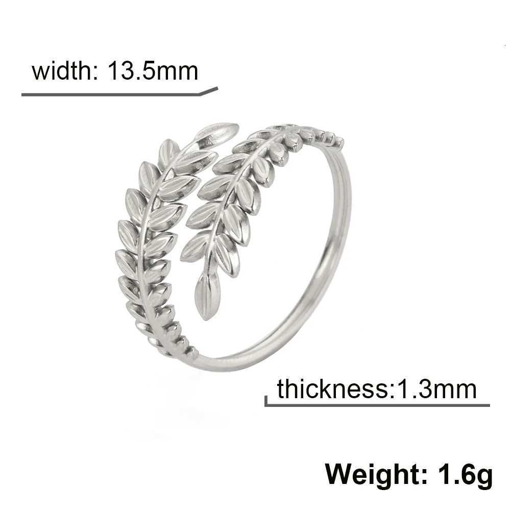 Lucktune Open Stainless Steel Adjustable Womens Finger Ring Fashion Gold Color Jewelry Party Birthday Gift Wholesale_voghion.com