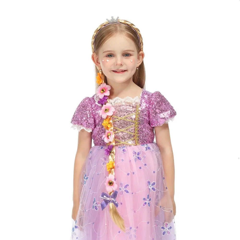 Disney Girls Princess Flowers Headband Flower Fary Dress Up view 3