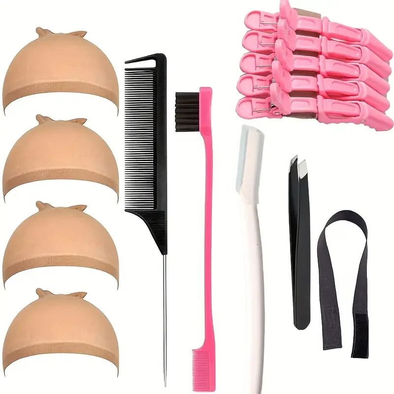 Wig Kit for Lace Front Wig for Beginners 7pcs Lace