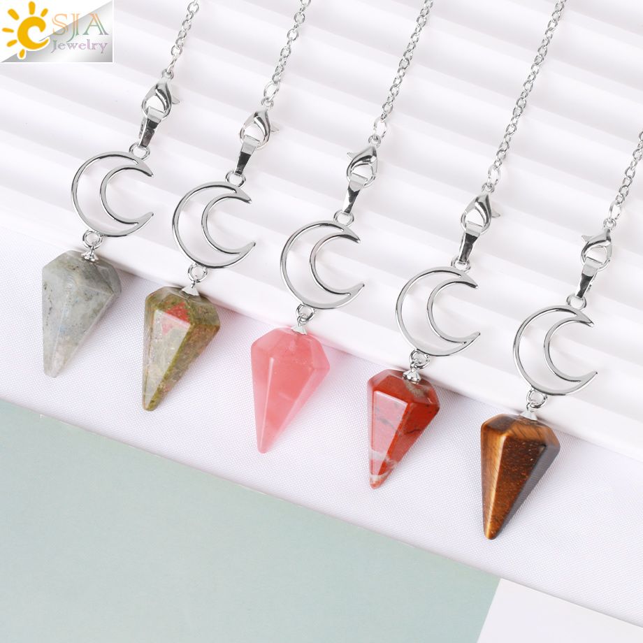 Spiritural Pink Quartz Crystal Pendulum Natural... - Image 2