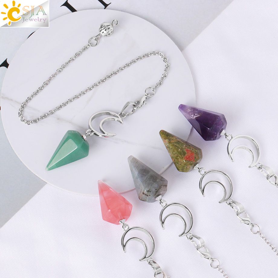 Spiritural Pink Quartz Crystal Pendulum Natural... - Image 4