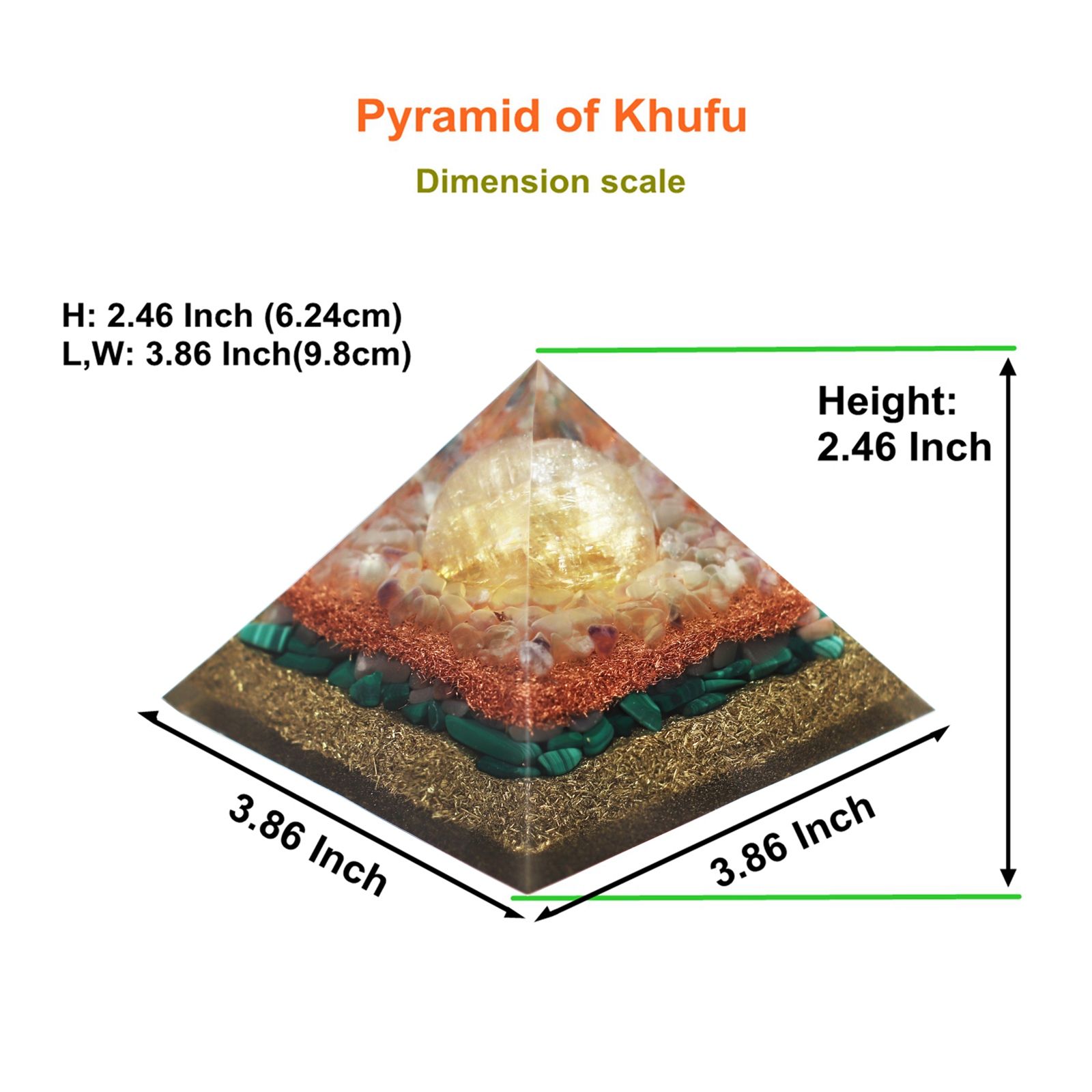 Orgone Pyramid Energy Generator Solar Plexus Chakra... - Image 4