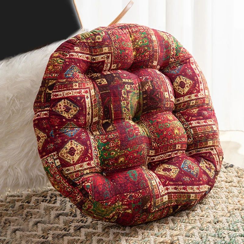 Moroccan Vintage Thickened Seat Cushions Plush. 5 Moroccan Vintage Thickened Seat Cushions Plush. - Image 5