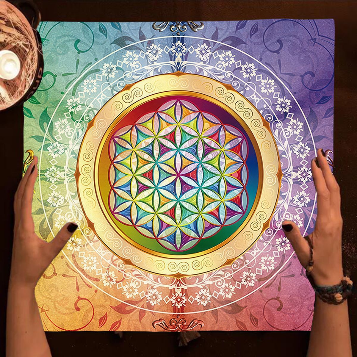Mandala Flower Of Life Altar Cloth Colorful Tarot... From Dh912732018, &Price; | DHgate.Com - Image 3