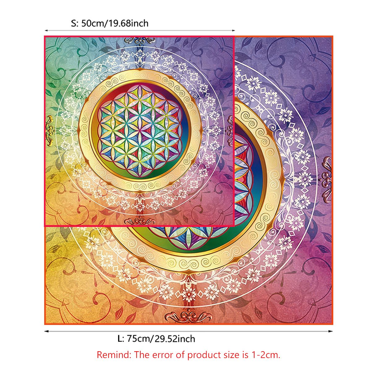 Mandala Flower Of Life Altar Cloth Colorful Tarot... From Dh912732018, &Price; | DHgate.Com - Image 4