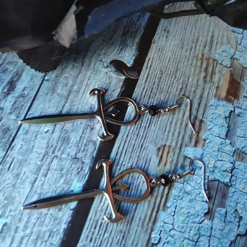 Goth Vampire Ankh Cross Necklace Gothic Occult. - Image 4