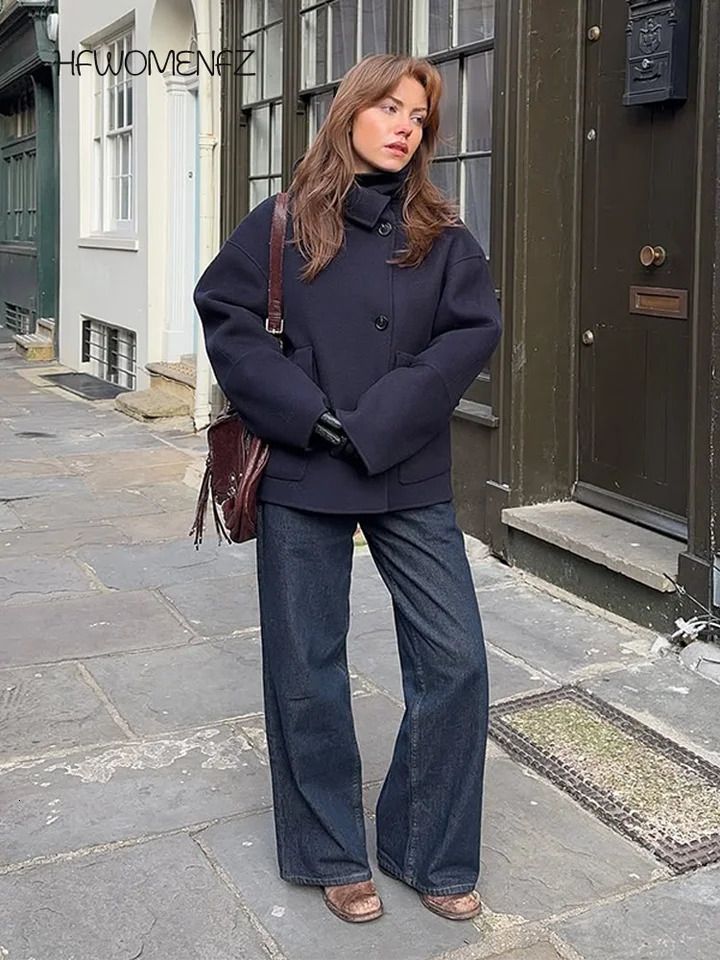 Casual Woolen Jackets For Women   Stand Collar, Full... From Zara02, &Price; | DHgate.Com