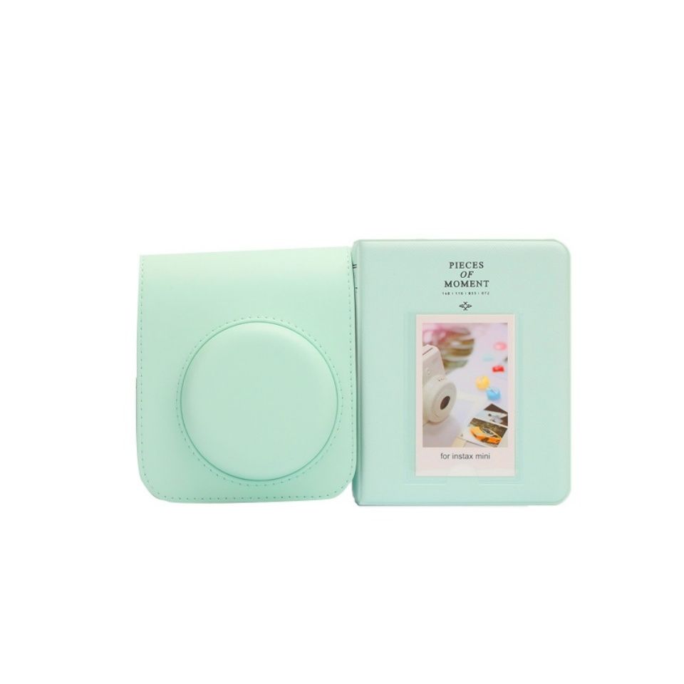 Pu Leather Protective Case For Instax Mini 12 With Shoulder Strap_voghion.com