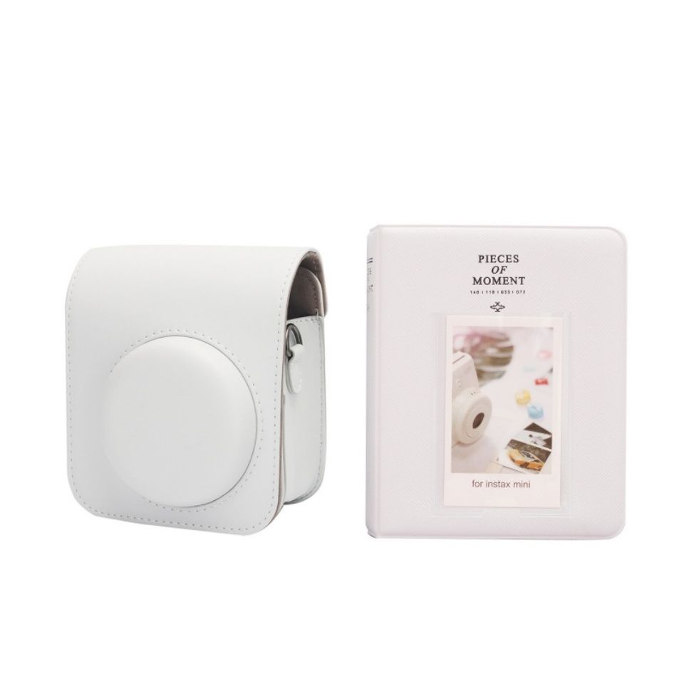 Pu Leather Protective Case For Instax Mini 12 With Shoulder Strap_voghion.com