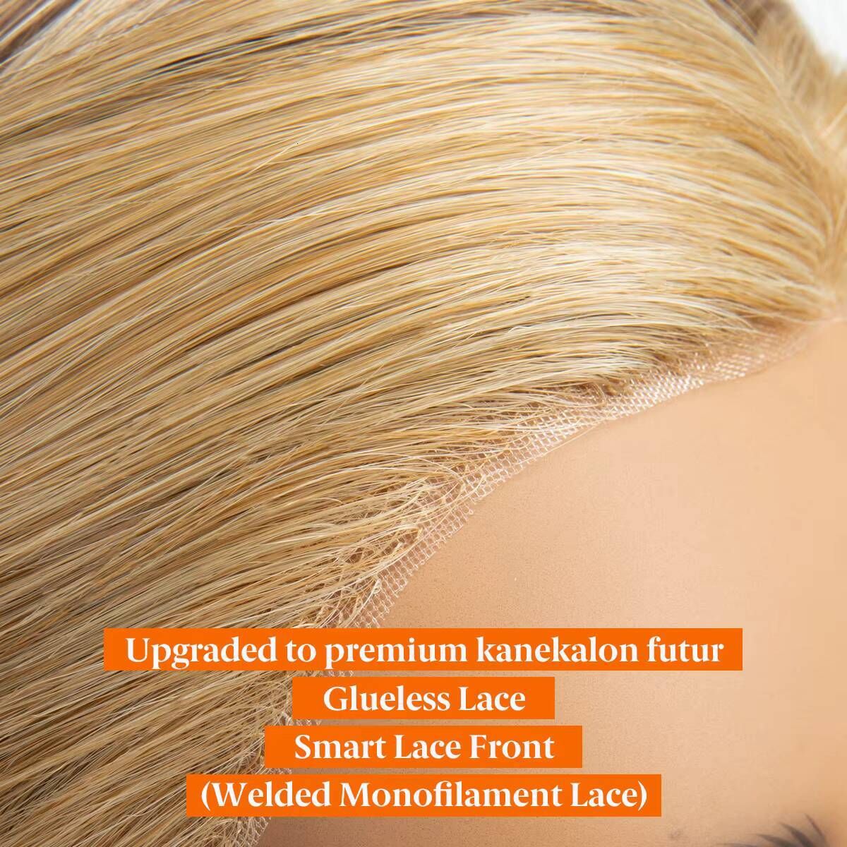 Wholesale Premium Futura Heat Resistant Fiber Natural Wavy Blonde view 2