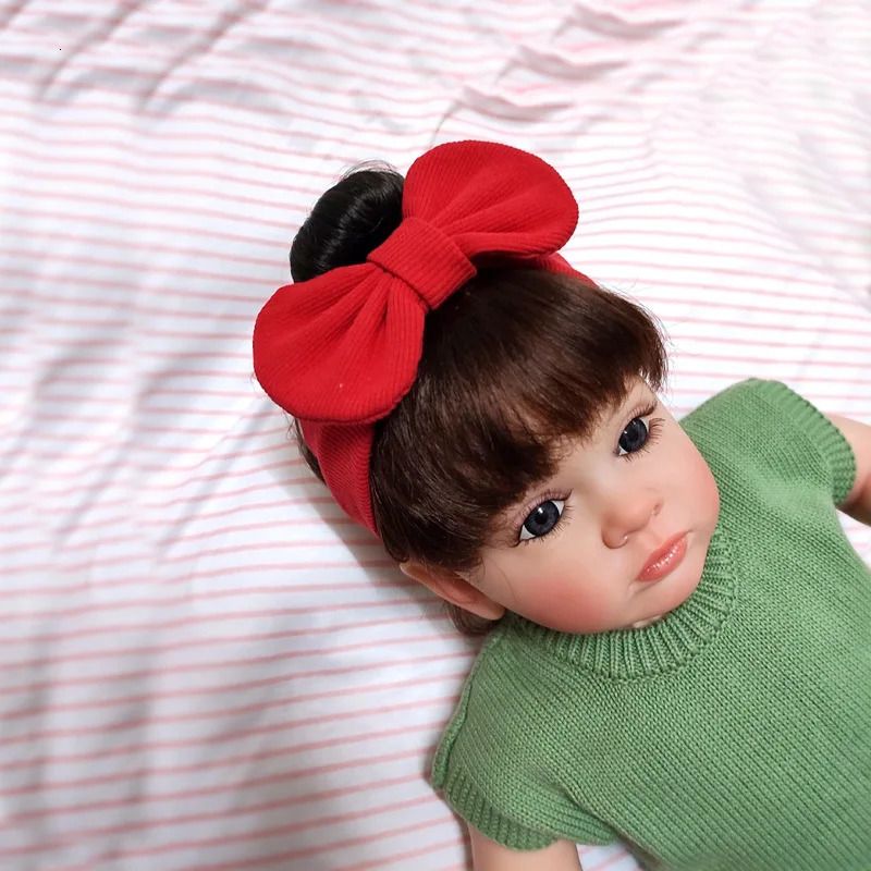 Hair Accessories Infant Baby Girl Bow Bun Wig Hat detail view 1