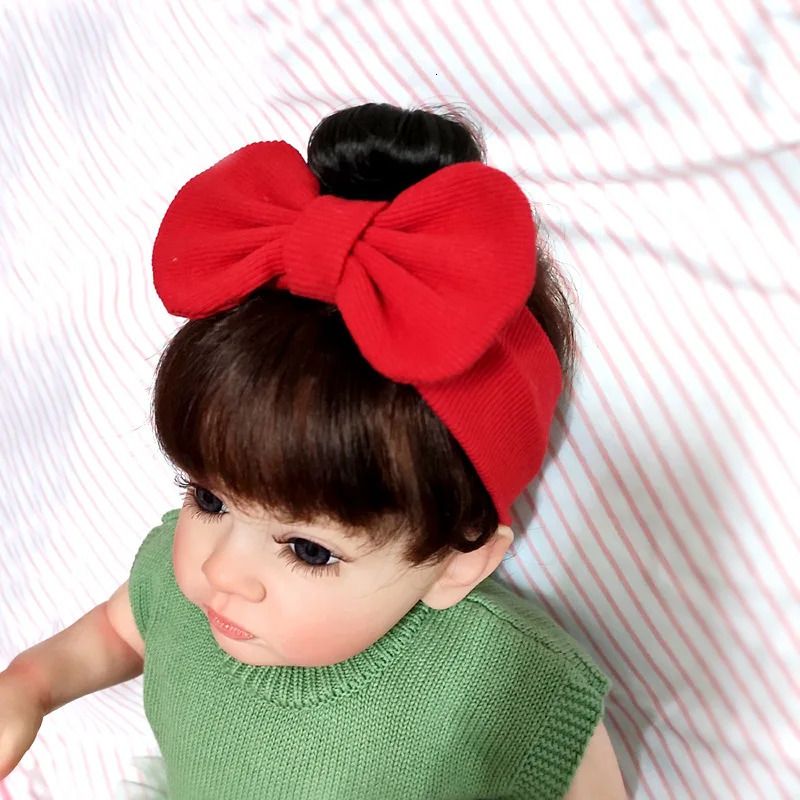 Hair Accessories Infant Baby Girl Bow Bun Wig Hat