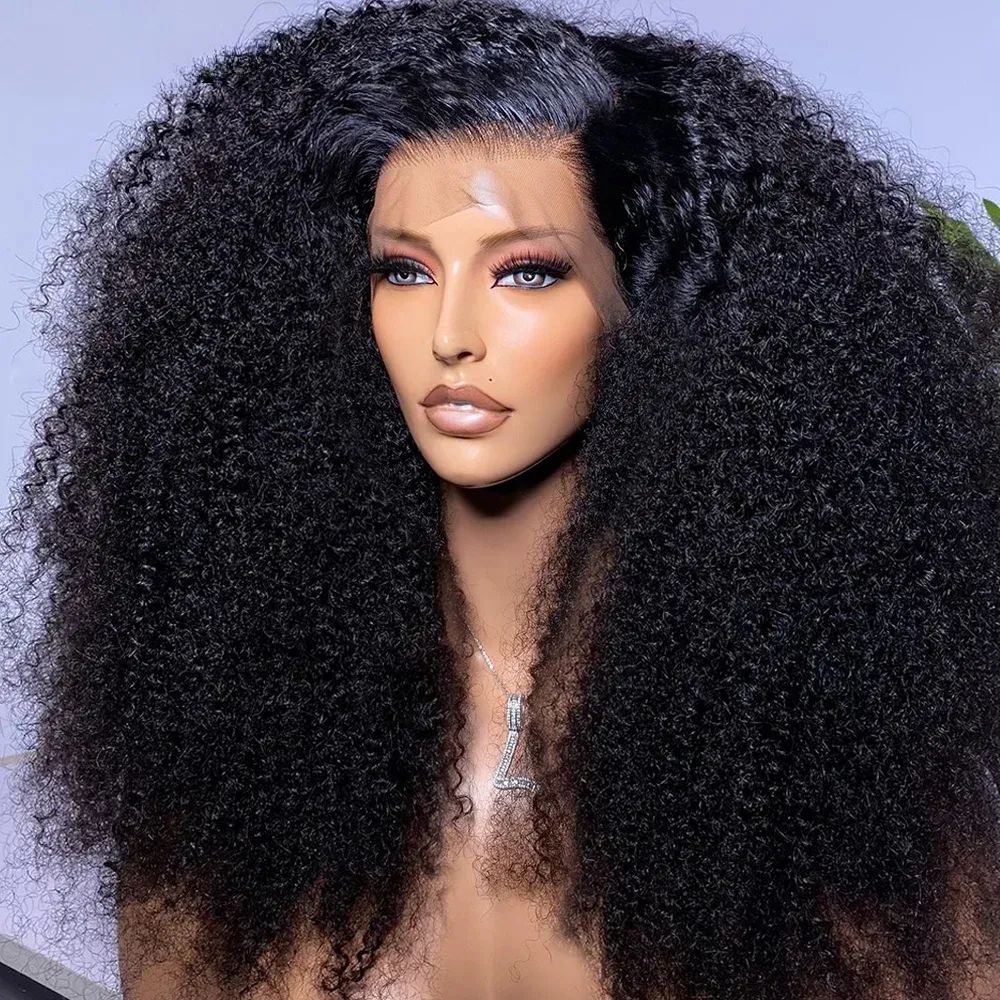 Brown Short Bob Kinky Curly Wig view 2