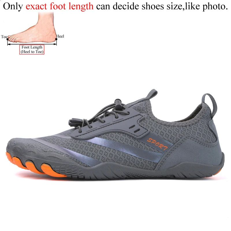 Scarpe da acqua estive da uomo per spiaggia, a piedi nudi, per nuoto e mare, taglie forti 47 48 250206_voghion.com