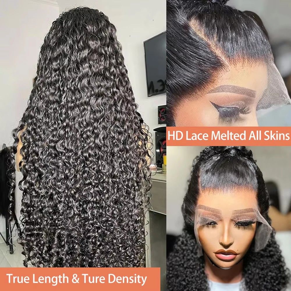Buyers' PicksBrazilian Water Wave 13x6 Lace Front Wig Human Hair view 3