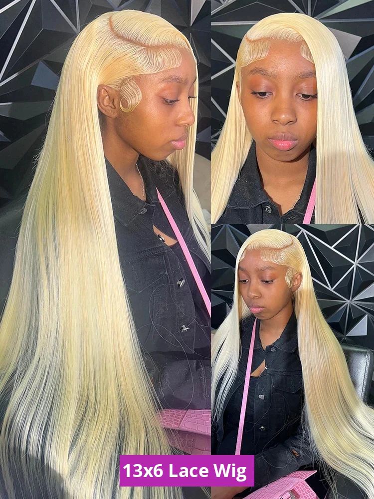 13x6 Transparent Lace Straight Front Wig view 3