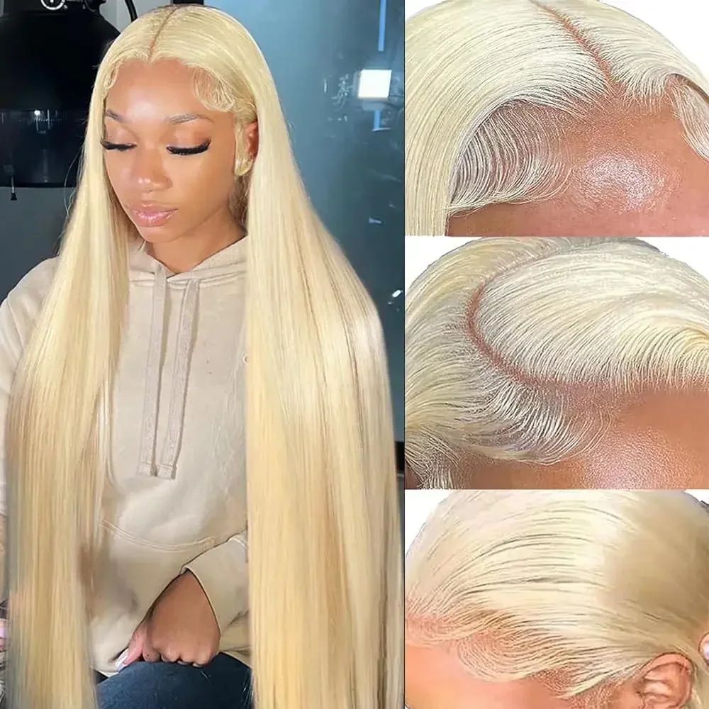 13x6 Transparent Lace Straight Front Wig