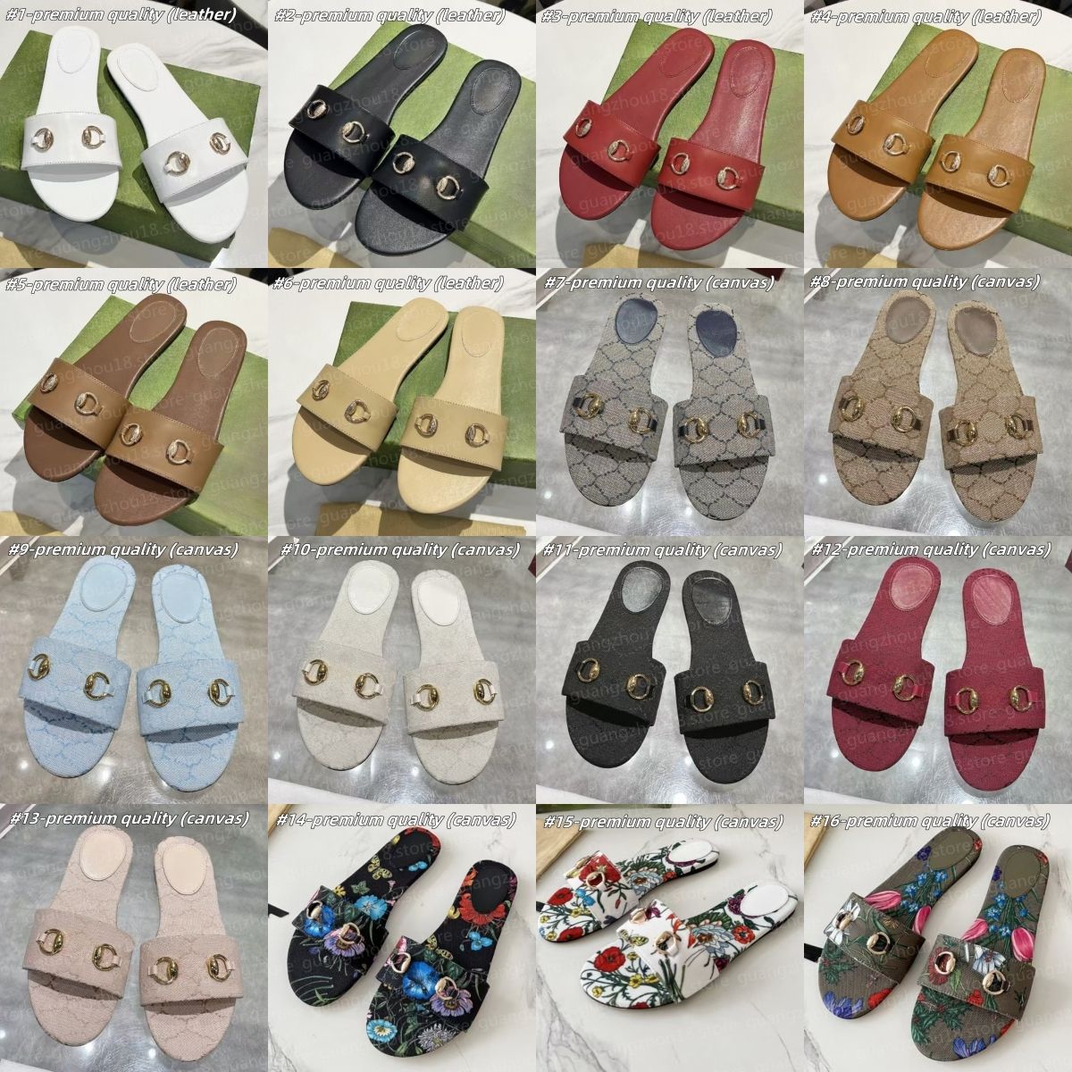 Premium Leather Flat Sandals For Women ... From Guangzhou18, &Price;