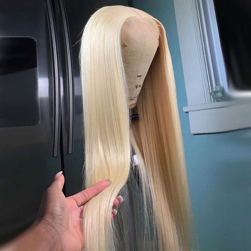 Super Double Drawn Ombre 1b/4 Colored Glueless Wig 13x4 Brown detail view 4