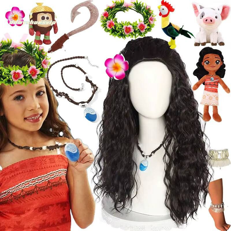Moana 2 Costume Play Accessoies for Kids Maui Heargear