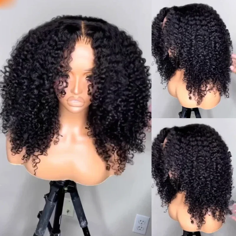 Long Soft Middle Part 26Inch Glueless 13 X4 Kinky Curly