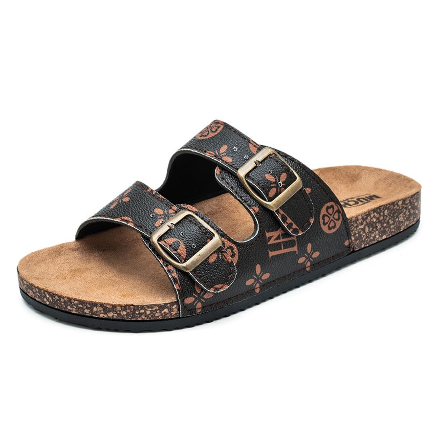 Fashion New Design Men Slippers Hot Selling Cork Couple Slides Outdoor Versatile Beach Slipper Size 40 45 Free Shipping_voghion.com