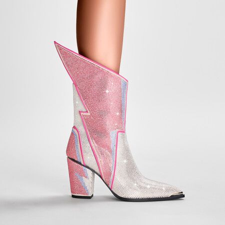 Silver Rhinestone Ankle Boots Chunky Wedge Heel,... From Factory Cdshoefactory, Bulk &Price; | DHgate.Com