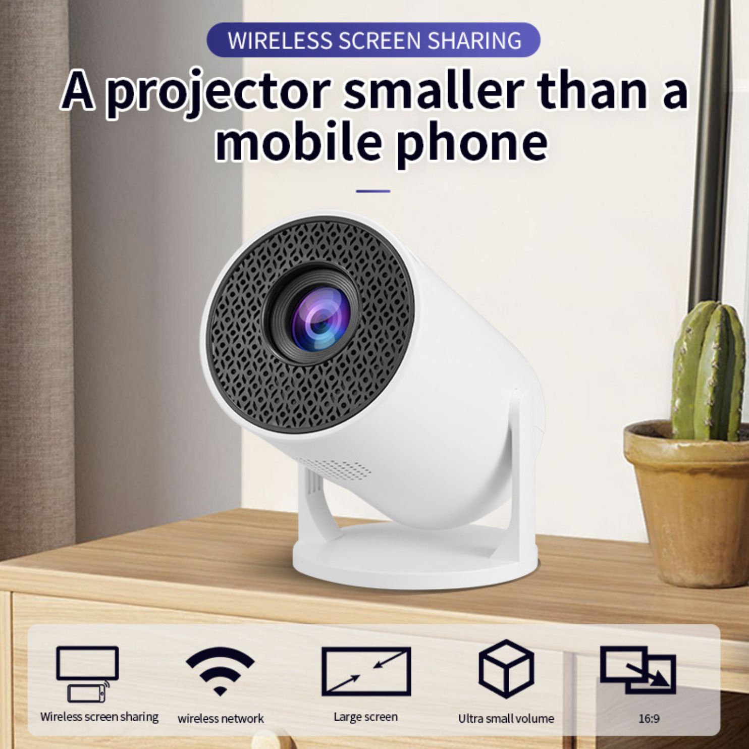 HY300mini Projector Wi Fi Wireless Portable Home... From Leixiecoo, &Price; | DHgate.Com - Image 2