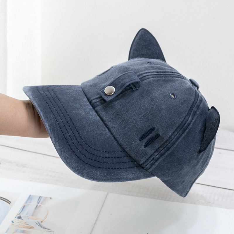 Cat Ears-Navy Blue