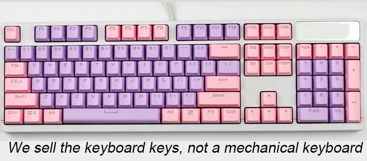 الوردي الأرجواني keycap