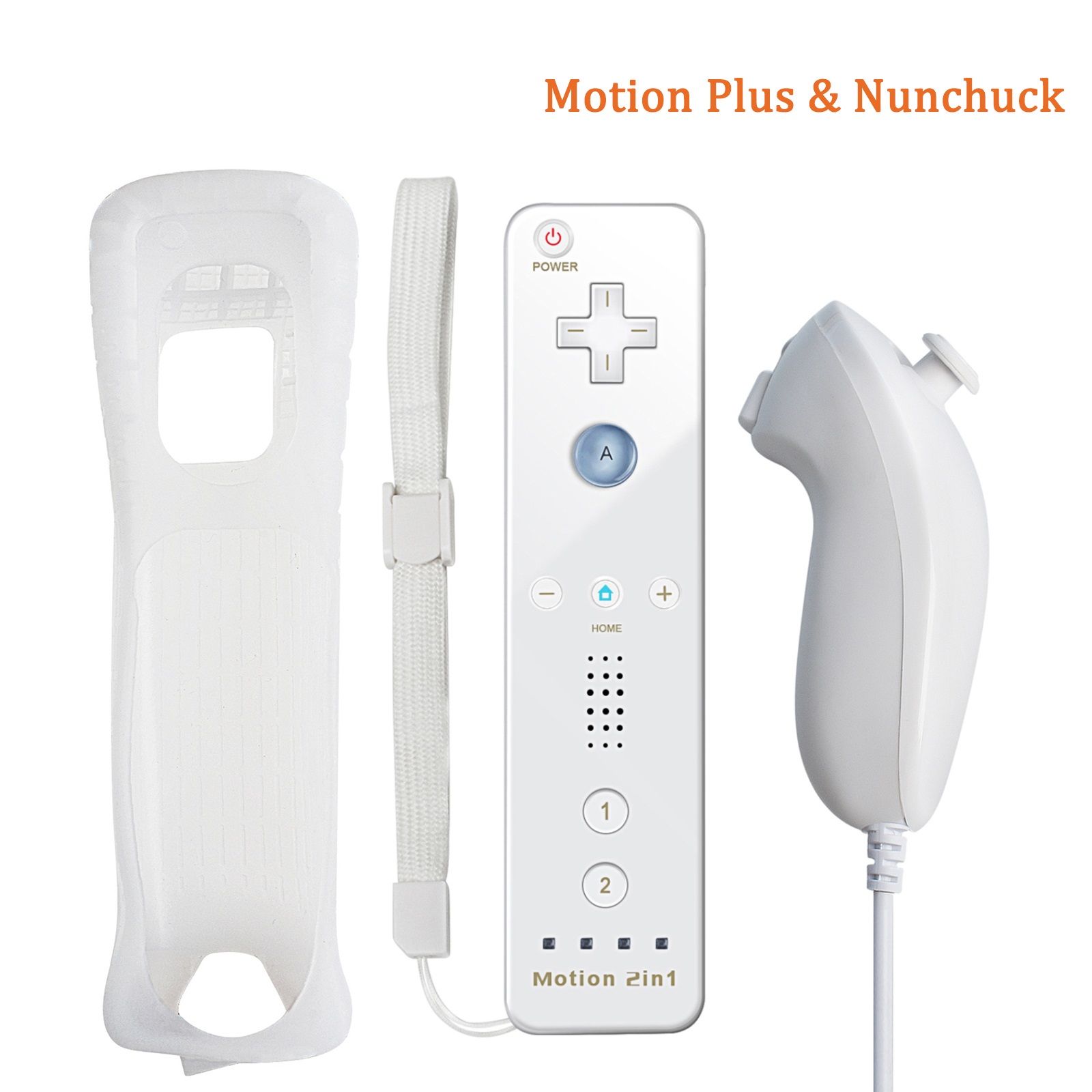 Witte nunchuck