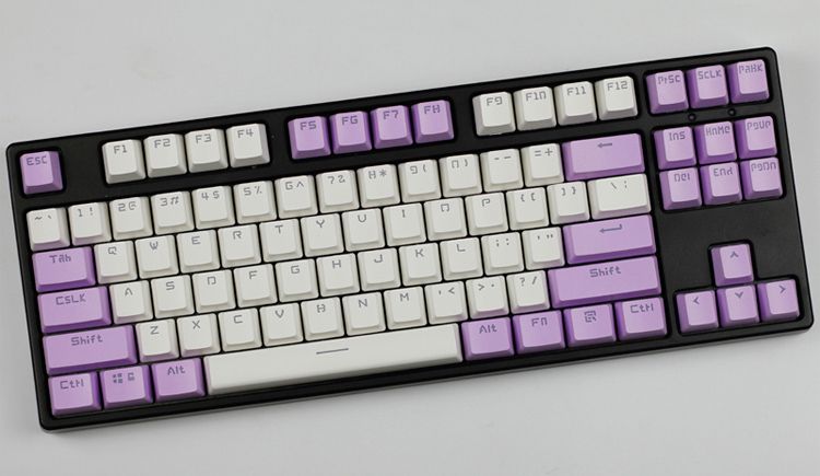 Purple White Keycap