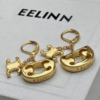 Womens Earrings Designer Hollow Bag Letter Earrings With Gif...