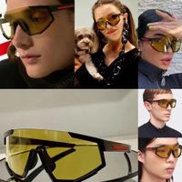 Luxury designer Shield Sunglasses White Visor Red Stripe Men...
